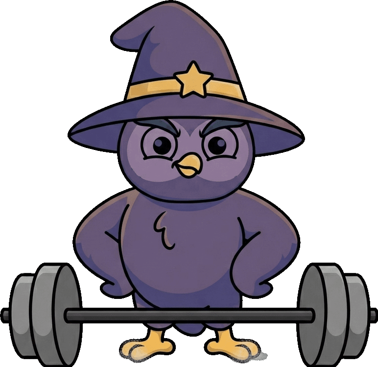 WodWiz — the wizard owl mascot